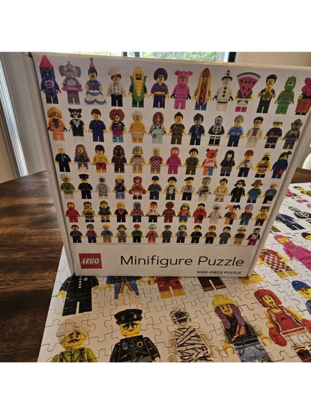 Lego Minifigure Puzzle 1000 piece Complete No Missing Pieces